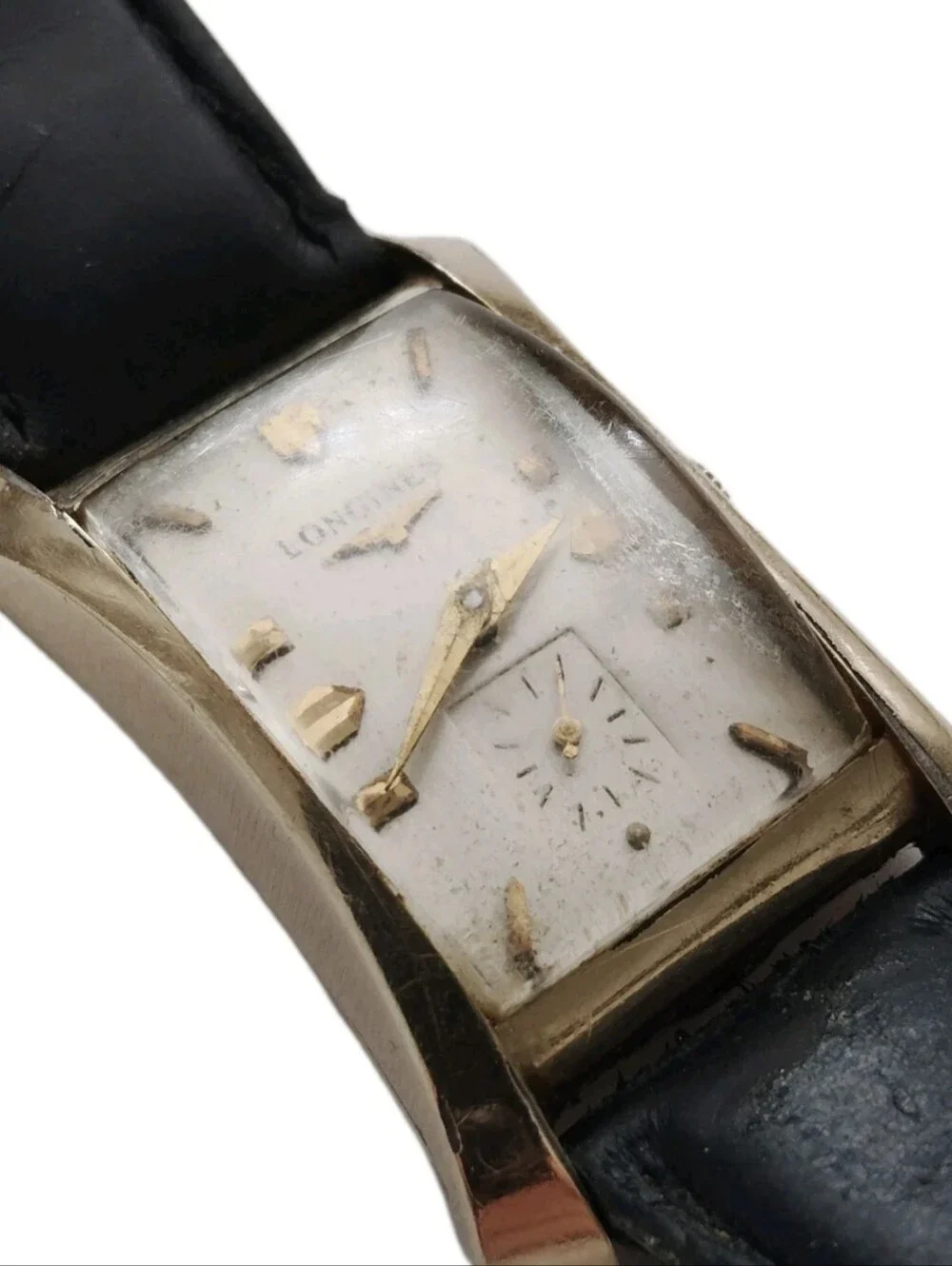 Vintage Longines 1950's 10K Gold Filled Men's Wind-up Watch.